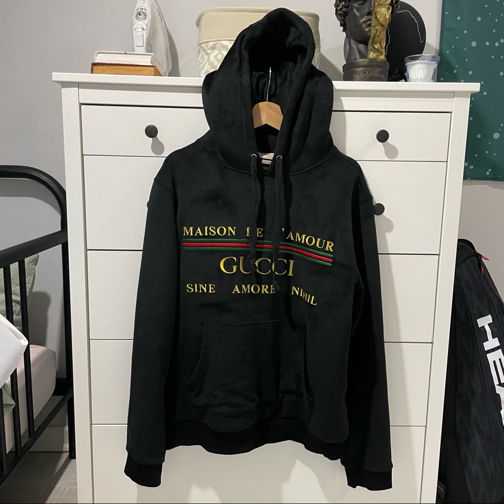 Gucci Amore Velvet Hoodie